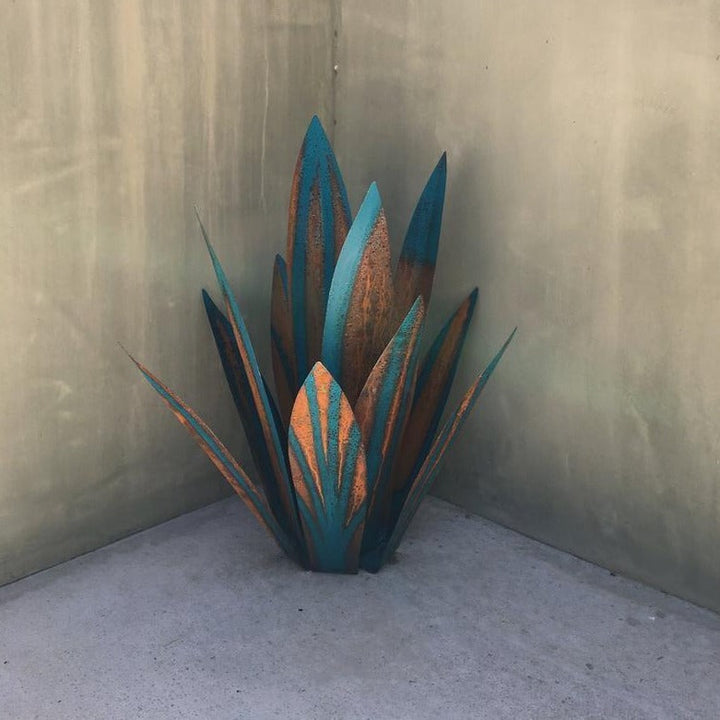 Lisslune | Eternal Agave – Handcrafted Rust-Proof Metal Garden Sculpture for Indoor & Outdoor Decor