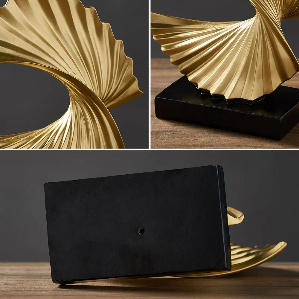 Lisslune | Stylish Half-Moon Sculpture – Elegant Moon Decor for Home & Office