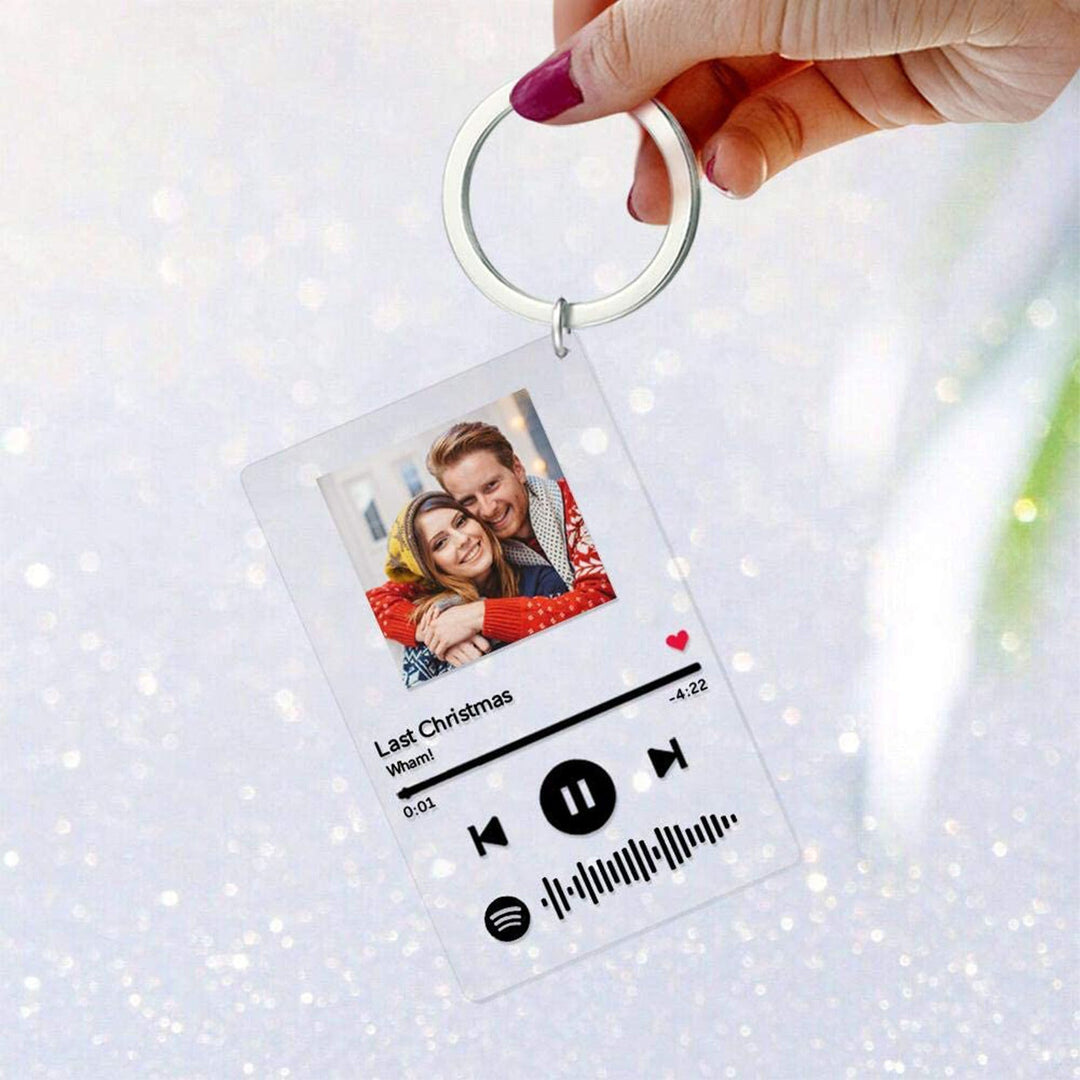 Lisslune | Personalize Acrylic Keychain Desktop Album Cover Music Plaque Photo Keychain