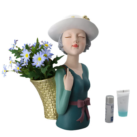Lisslune | EnchantaPot Lightweight Resin Planter Box – Charming Design