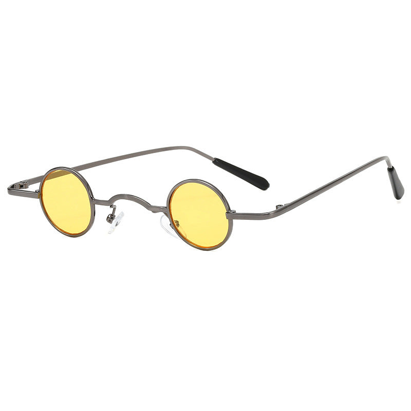 Lisslune | Retro sunglasses with small round frame for men