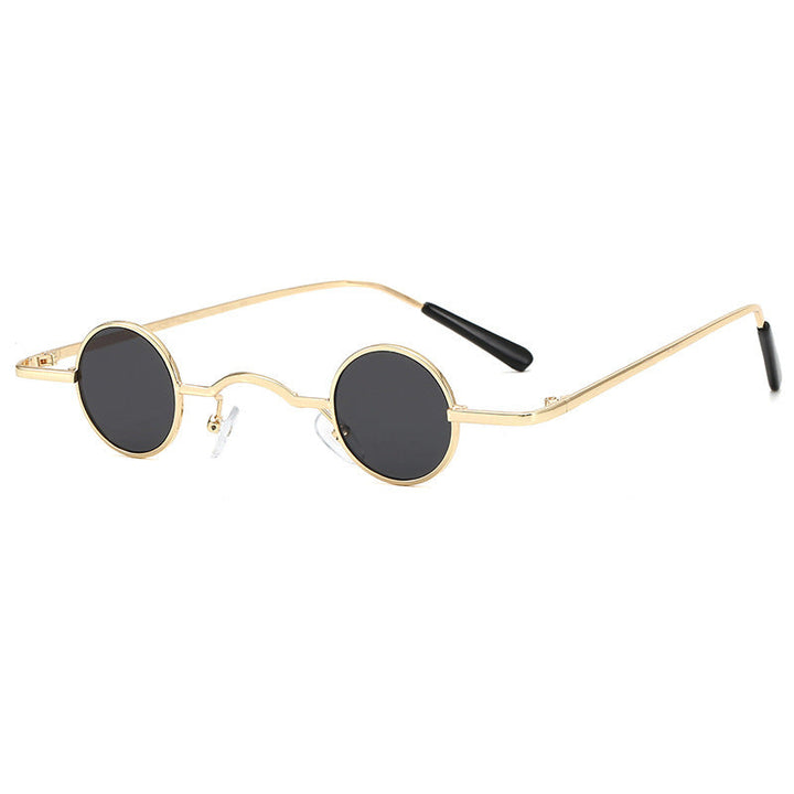 Lisslune | Retro sunglasses with small round frame for men