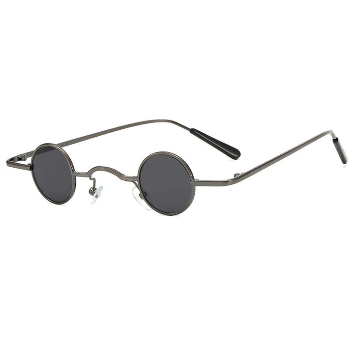 Lisslune | Retro sunglasses with small round frame for men