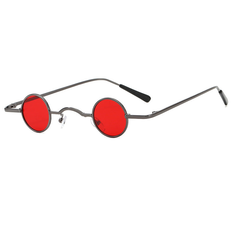 Lisslune | Retro sunglasses with small round frame for men