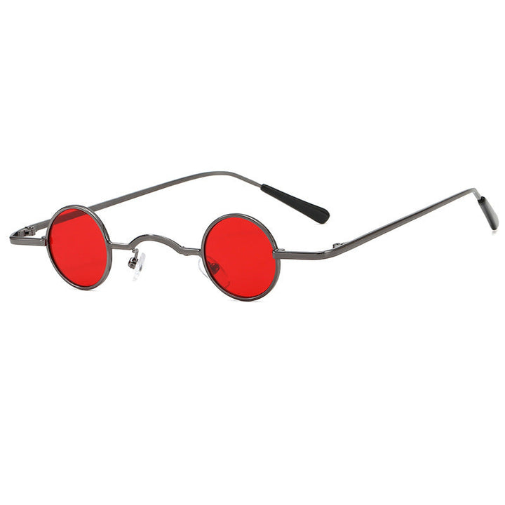 Lisslune | Retro sunglasses with small round frame for men