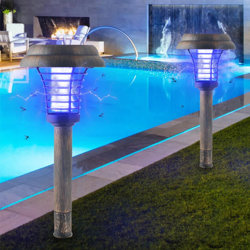 Lisslune | Solar Garden Light with Insect Repellent - LED Outdoor Lamp for Terrace & Garden