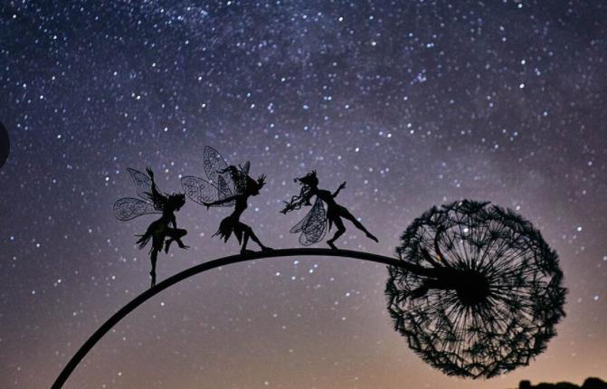 Lisslune | Flower Fairy Garden Miniature Sculptures Fairy Garden Mythical Fairy