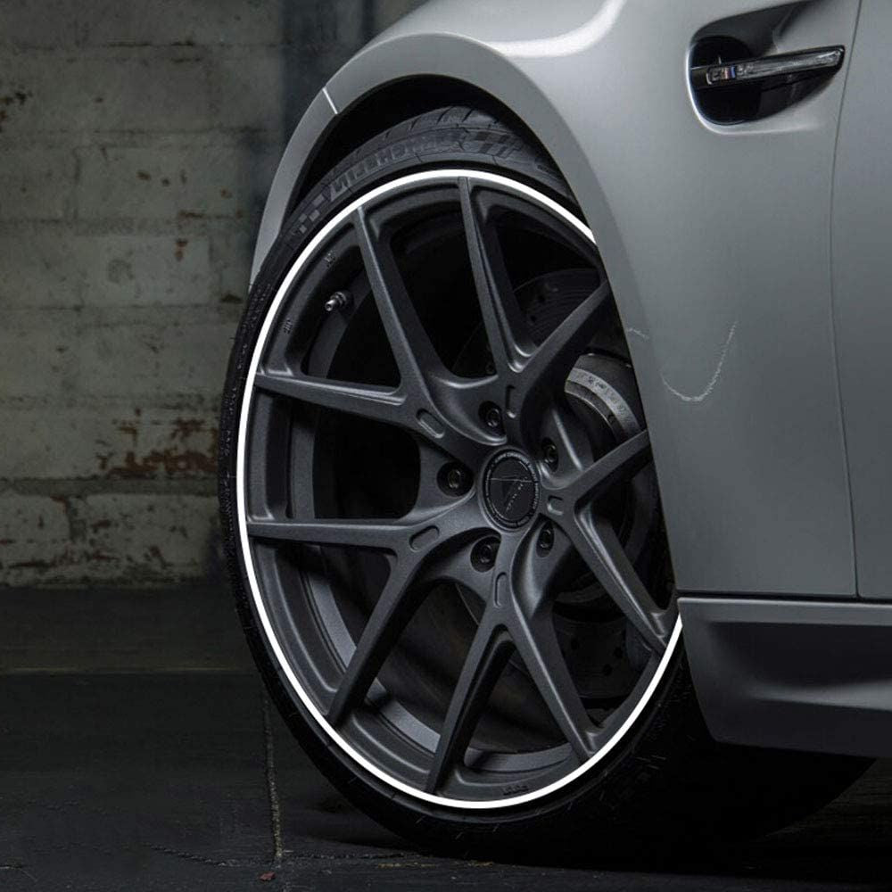 Lisslune | Wheel Rim Protector | High Adhesion, Easy Installation & Curb Scrape Prevention for Flashy Automobile Rims