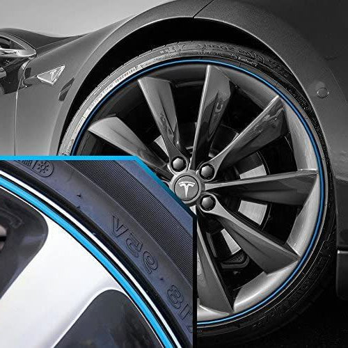 Lisslune | Wheel Rim Protector | High Adhesion, Easy Installation & Curb Scrape Prevention for Flashy Automobile Rims