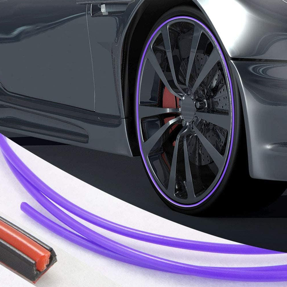 Lisslune | Wheel Rim Protector | High Adhesion, Easy Installation & Curb Scrape Prevention for Flashy Automobile Rims