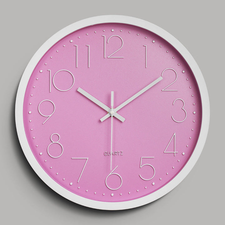 Lisslune | Simple Design 3D Silent Classroom Wall Clock 30 cm
