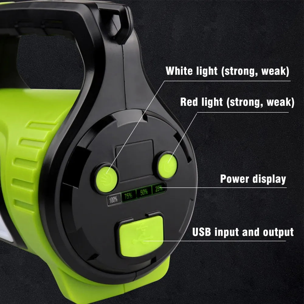 Lisslune | LED Double-Sided Flashlight – Waterproof Work Light for Outdoor and Emergency