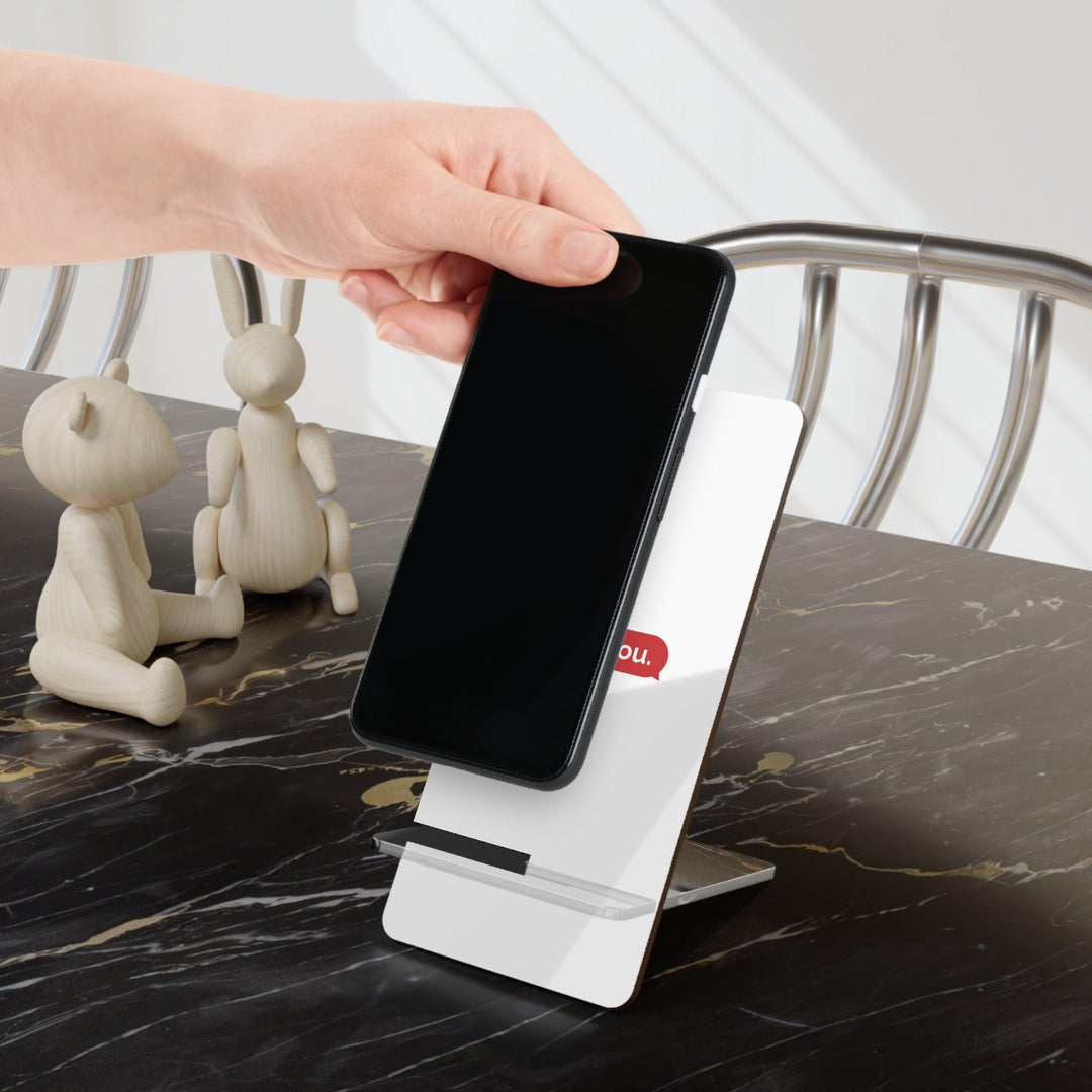 Lisslune | Chic Abstract Geometric Phone Holder for a Demanding Workspace