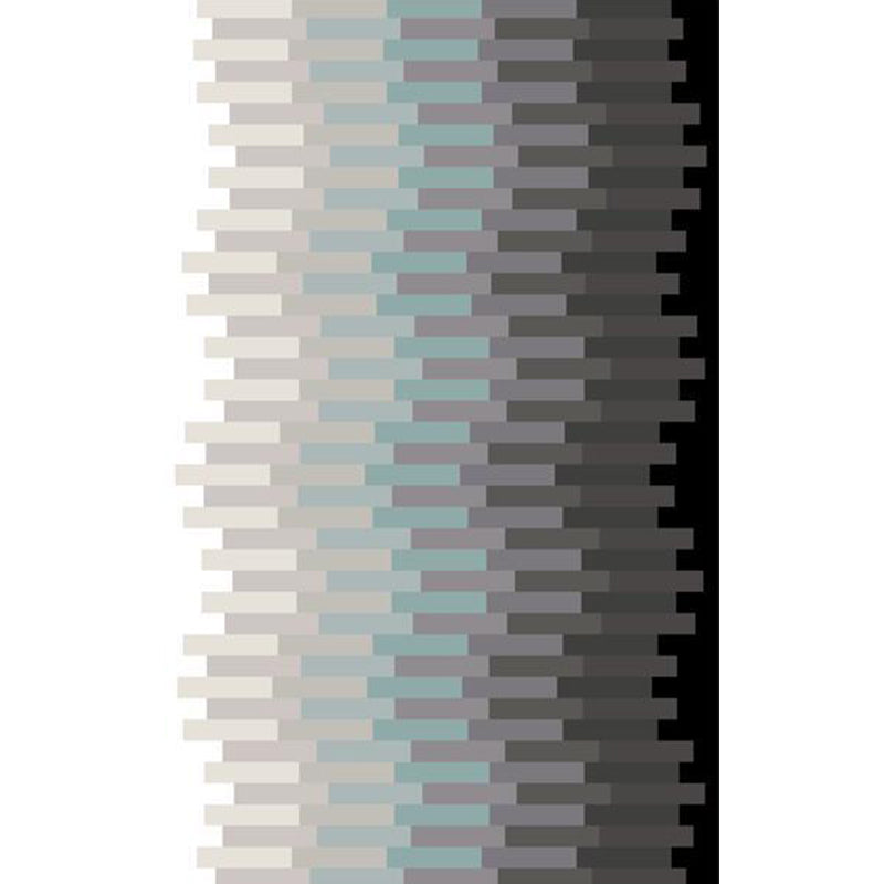Lisslune | Multicolored Bedroom Carpet New Arrivals Geometry Rectangular Pattern Carpet Polyester Machine Washable Carpet