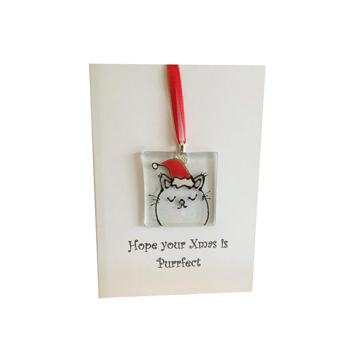 Lisslune | Handmade Christmas card ornaments