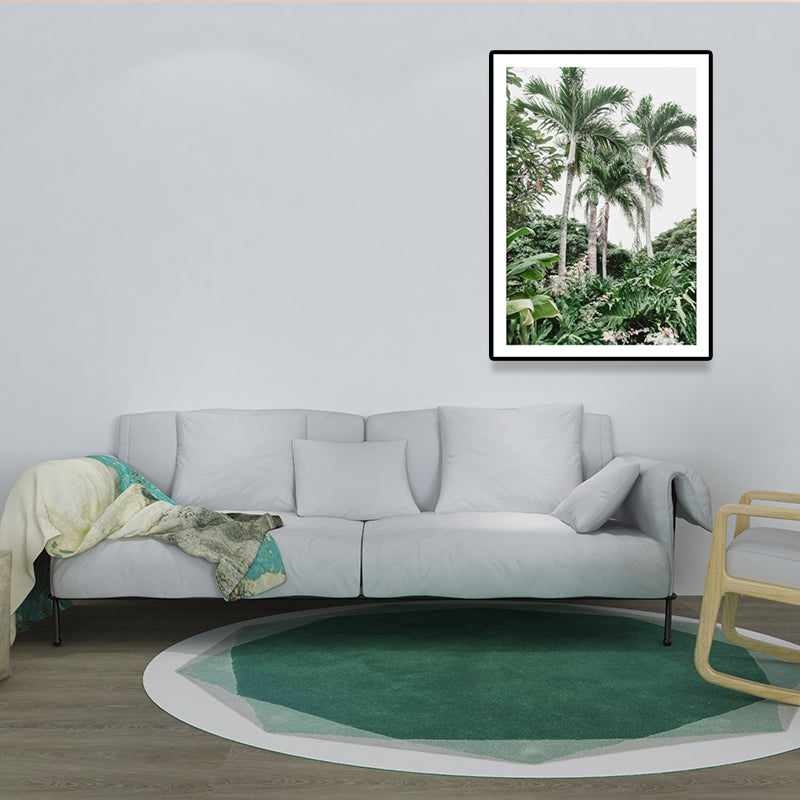 Lisslune | Green Areca Trees Wall Decoration Print Texture Tropical Living Indoor Packaging Canvas