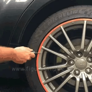 Lisslune | Wheel Rim Protector | High Adhesion, Easy Installation & Curb Scrape Prevention for Flashy Automobile Rims