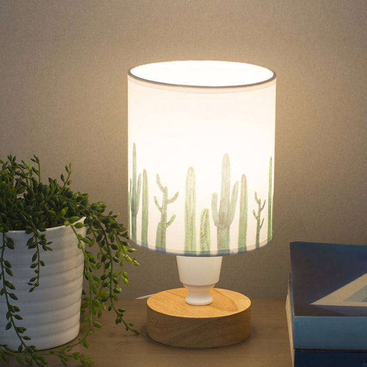 Lisslune | Naturis – modern table lamp made of fabric
