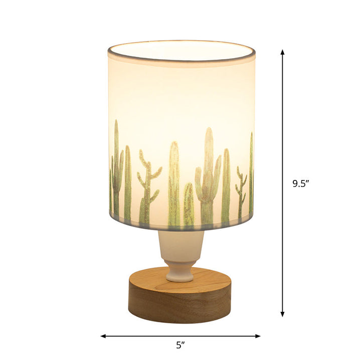 Lisslune | Naturis – modern table lamp made of fabric