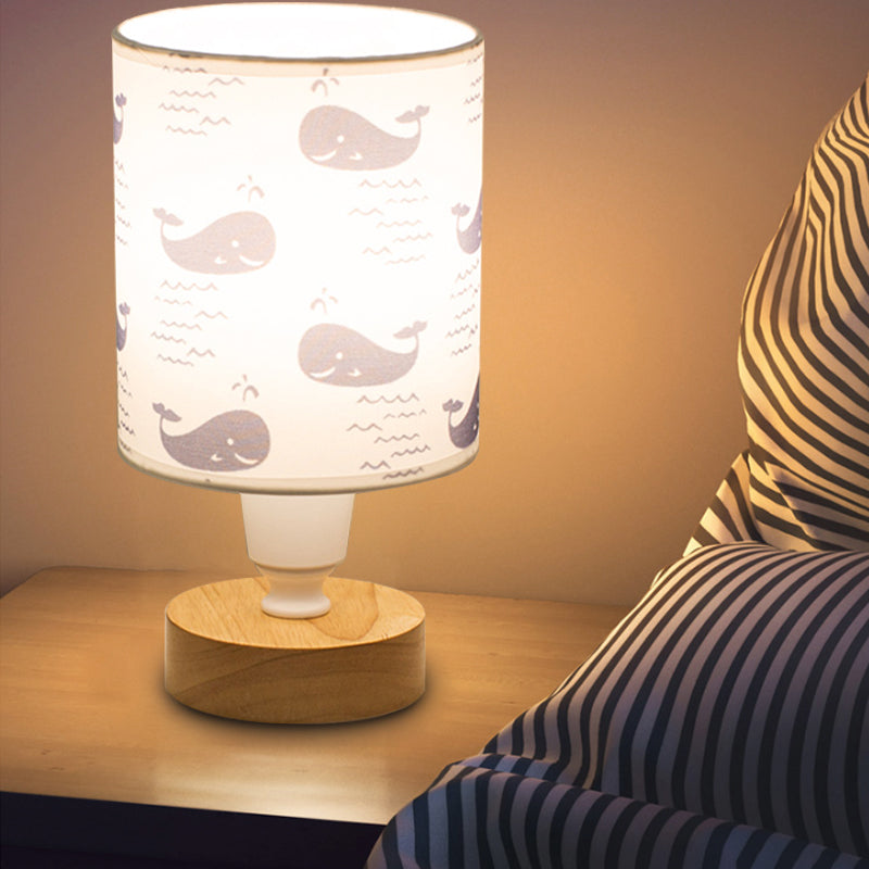 Lisslune | Naturis – modern table lamp made of fabric