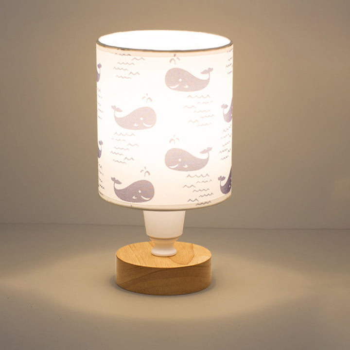 Lisslune | Naturis – modern table lamp made of fabric