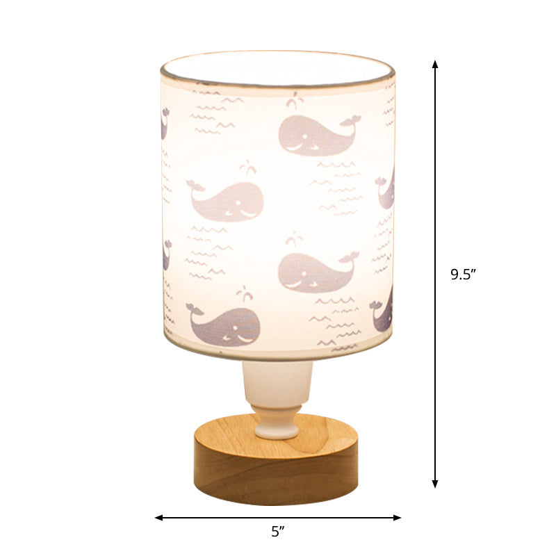 Lisslune | Naturis – modern table lamp made of fabric