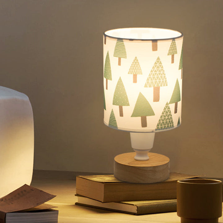 Lisslune | Naturis – modern table lamp made of fabric