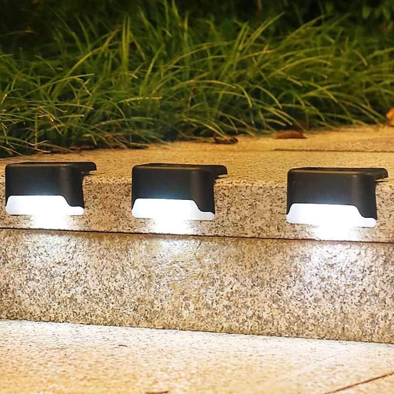 Lisslune | Waterproof Stair Solar Lights for Outdoors (4 pieces)