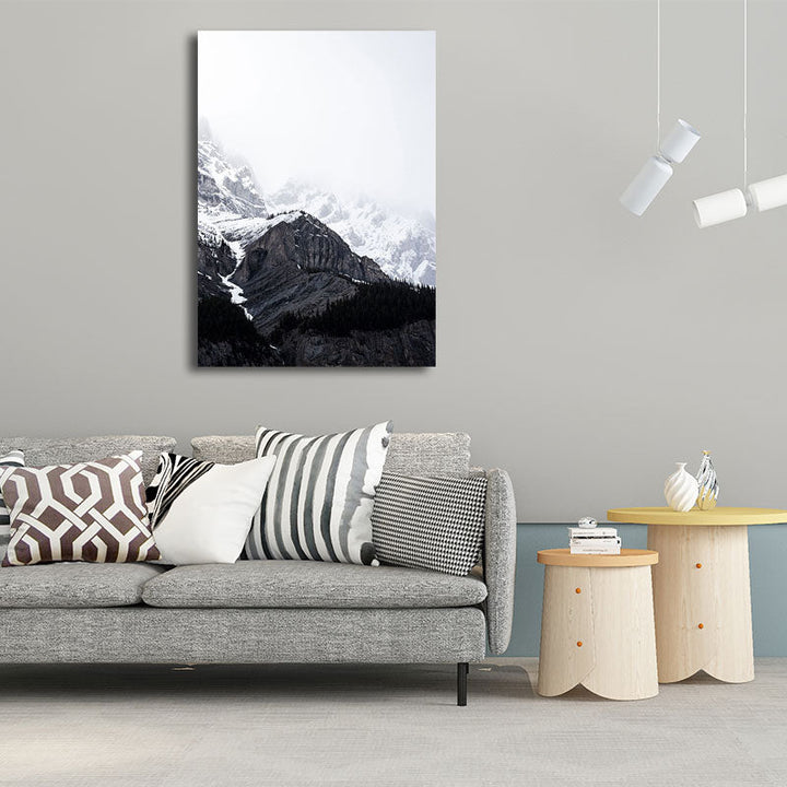 Lisslune | Textured Landscape Art Print Tropical Canvas Wall Decoration for Living Room