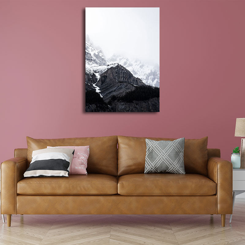 Lisslune | Textured Landscape Art Print Tropical Canvas Wall Decoration for Living Room