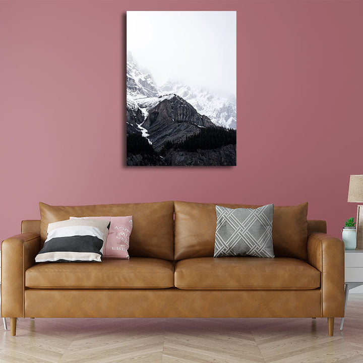 Lisslune | Textured Landscape Art Print Tropical Canvas Wall Decoration for Living Room