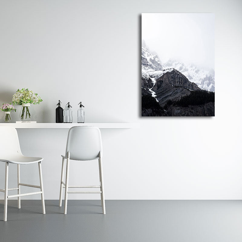 Lisslune | Textured Landscape Art Print Tropical Canvas Wall Decoration for Living Room