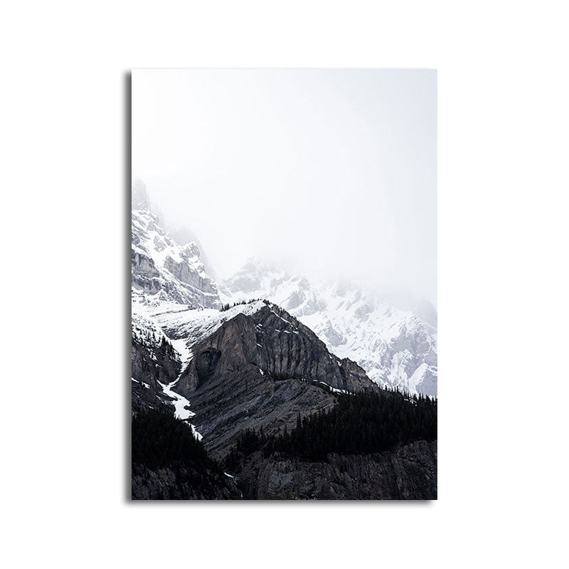 Lisslune | Textured Landscape Art Print Tropical Canvas Wall Decoration for Living Room