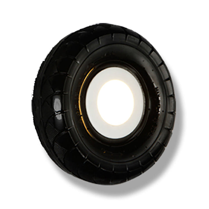 Lisslune | Tyre Metallic Wall Light Farmhouse Style LED Corridor Wall Mount Lighting in Black, 10"/16" Width