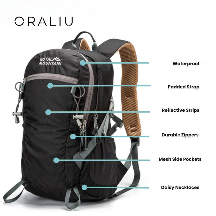 Lisslune | 30L Outdoor Backpack – Waterproof, Lightweight & Durable Hiking Rucksack