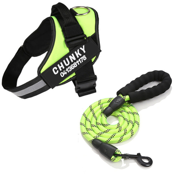 Lisslune | Personalized No Pull Dog Harness with Adjustable Fit