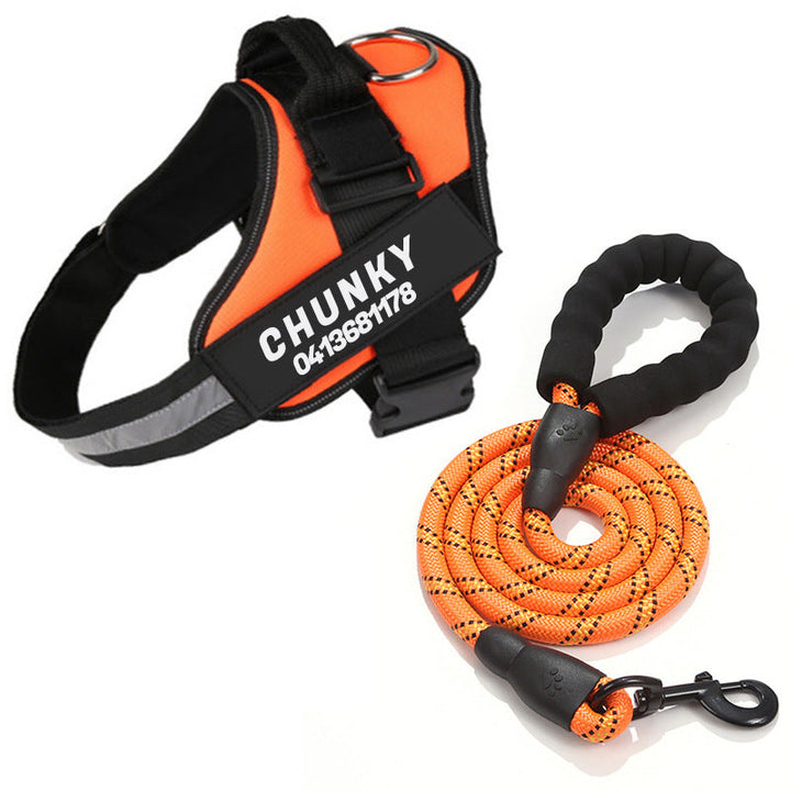 Lisslune | Personalized No Pull Dog Harness with Adjustable Fit