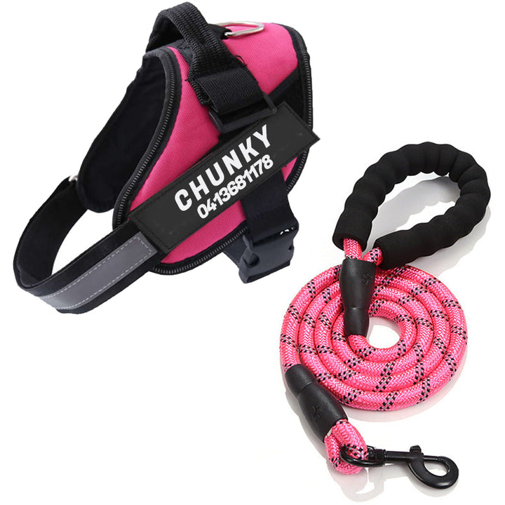 Lisslune | Personalized No Pull Dog Harness with Adjustable Fit