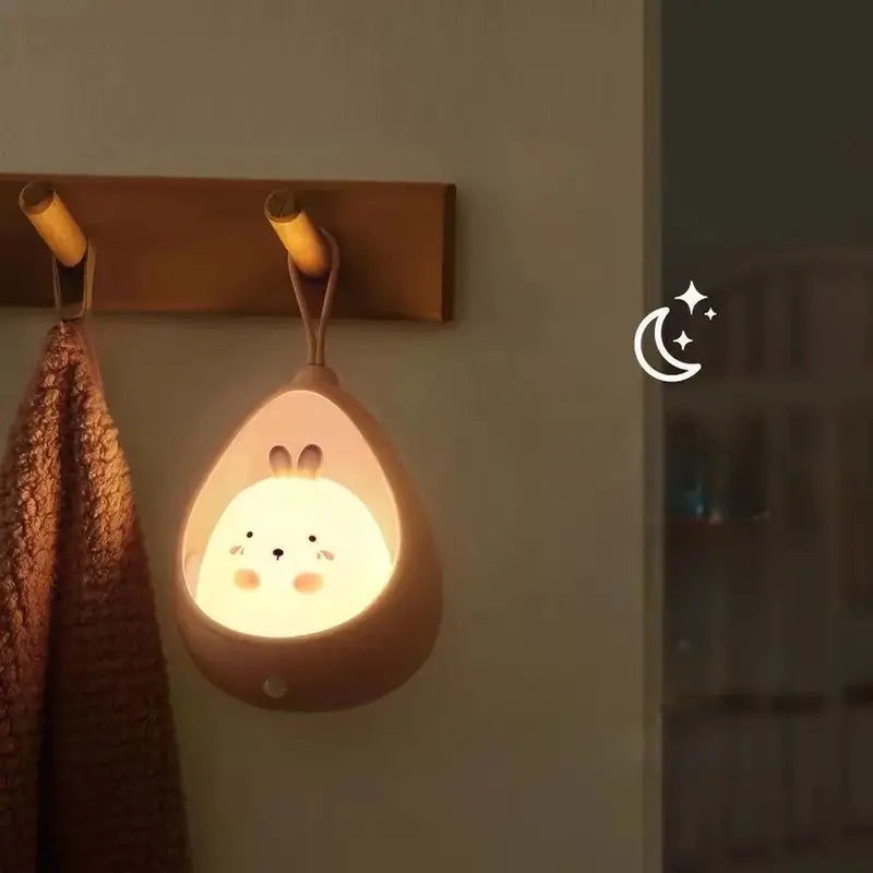 Lisslune | PurrLight – Cute Animal Night Light LED Bedside Lamp for Kids