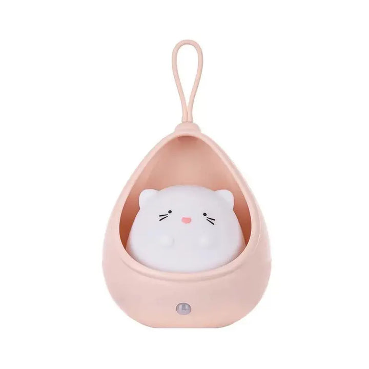 Lisslune | PurrLight – Cute Animal Night Light LED Bedside Lamp for Kids