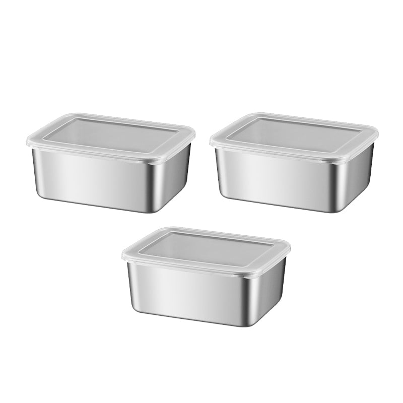 Lisslune | Stainless Steel Food Storage Container with Lid, Lunch, Snack Storage Box