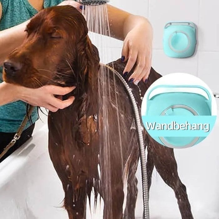 Lisslune | Bathroom Pet Bath Brush Massage Soft Silicone Comb Pet
