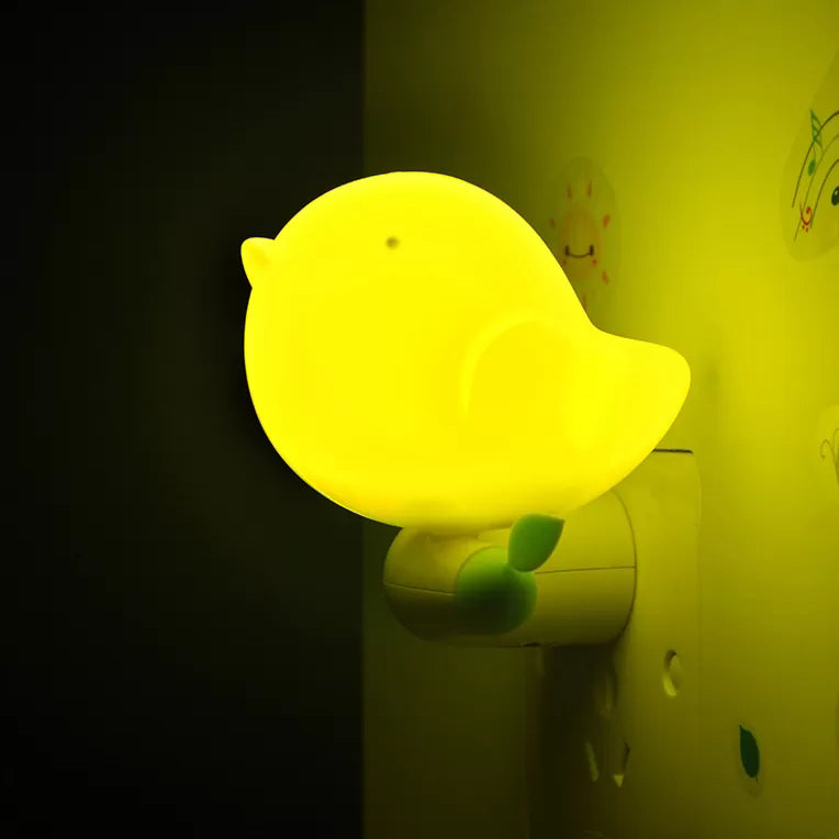 Skørter | Kindergarten Thick Bird Wall Light Plastic Candy Colors Socket LED Night Light