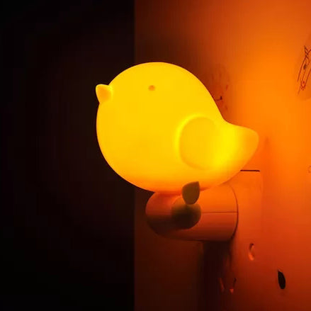 Skørter | Kindergarten Thick Bird Wall Light Plastic Candy Colors Socket LED Night Light