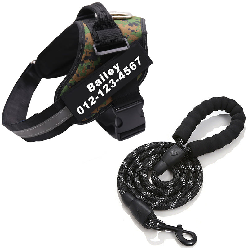 Lisslune | Personalized No Pull Dog Harness with Adjustable Fit