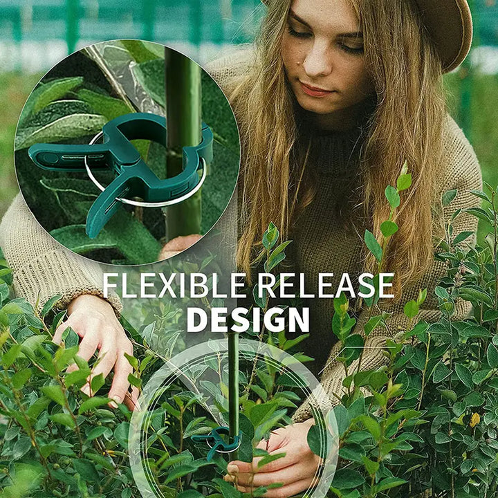 Lisslune | Garden clip set – plant loops for plant supports and garden care