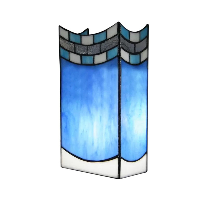 Skørter | Tiffany Wall Light with Stained Glass Shade Indoor Wall Sconces Light for Living Room