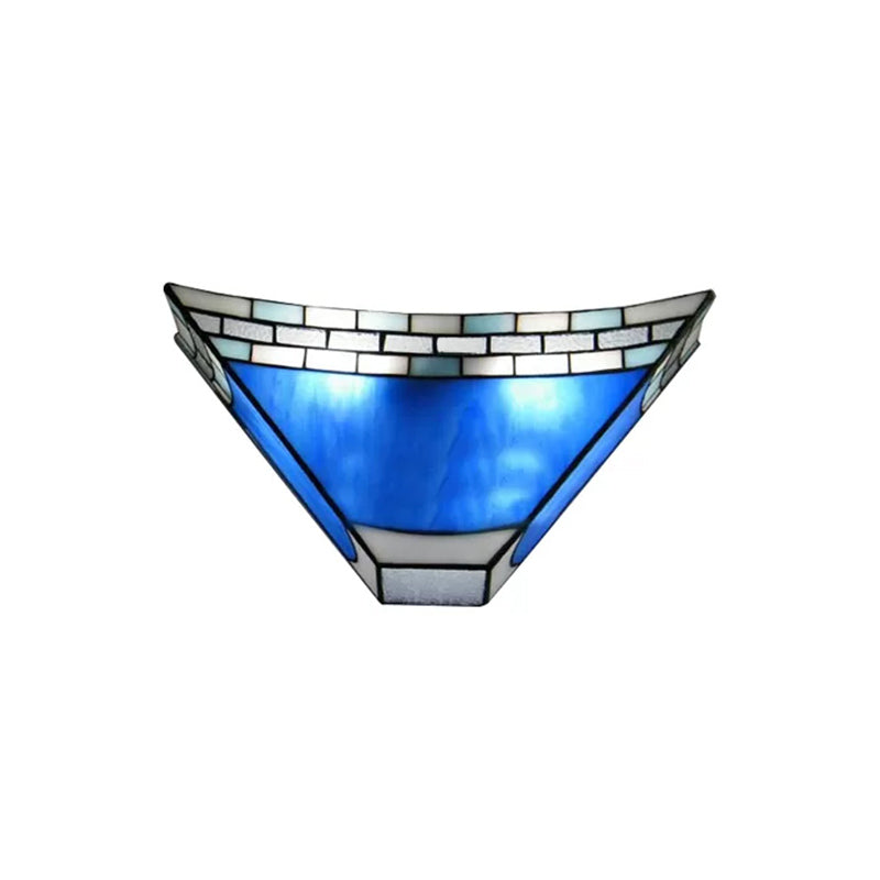 Skørter | Tiffany Wall Light with Stained Glass Shade Indoor Wall Sconces Light for Living Room