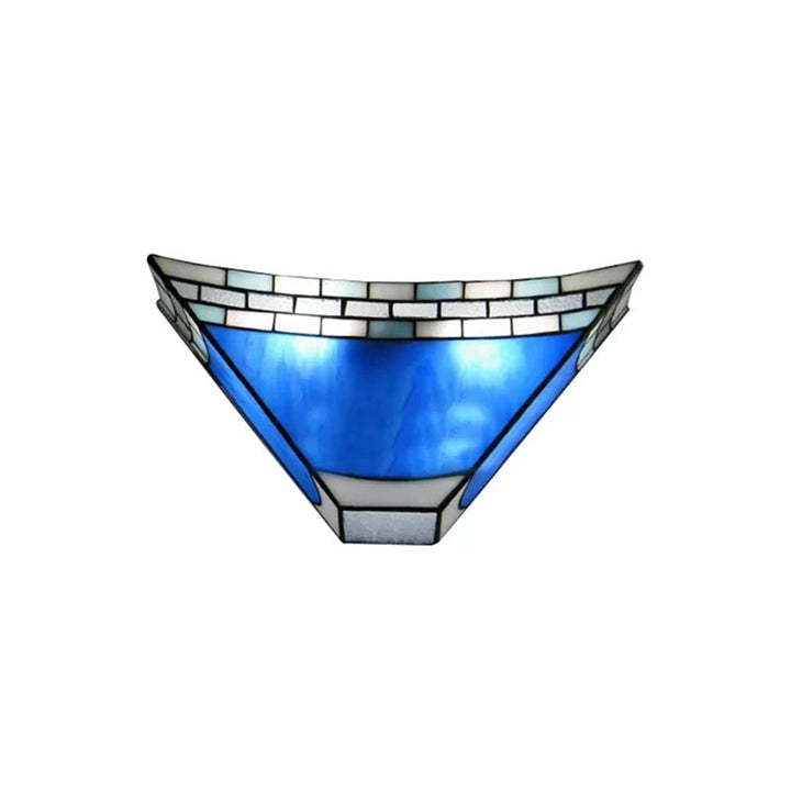 Skørter | Tiffany Wall Light with Stained Glass Shade Indoor Wall Sconces Light for Living Room