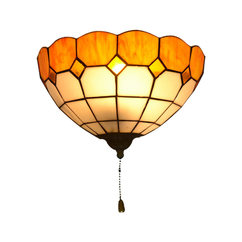 Skørter | Tiffany Wall Light with Pull Switch Outdoor Lighting 1 Light Wall Lighting